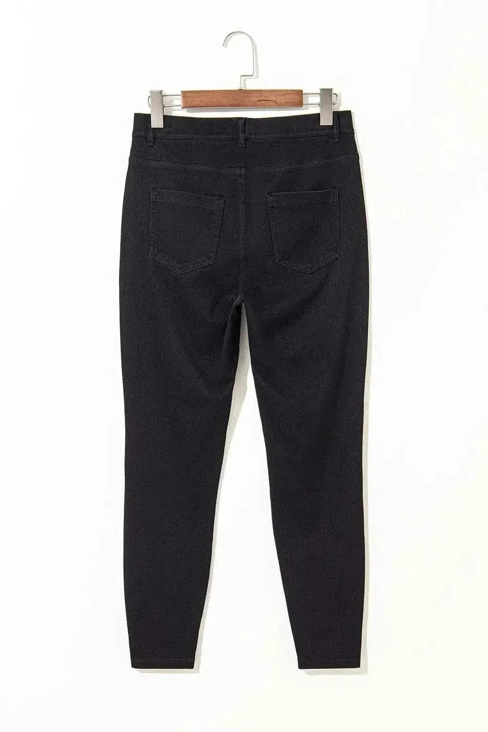 High-waist jeans with pockets - Love Salve